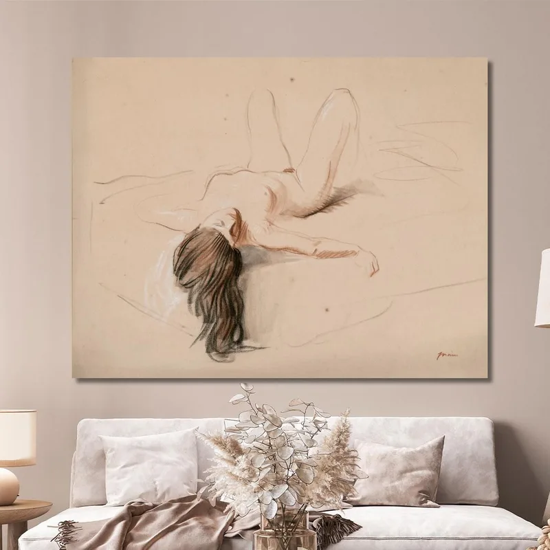Nue Au Lit Jean-Louis Forain
