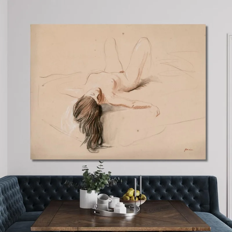 Nue Au Lit Jean-Louis Forain