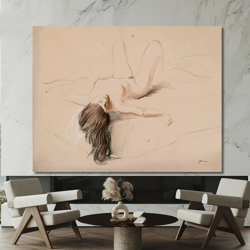 Nue Au Lit Jean-Louis Forain