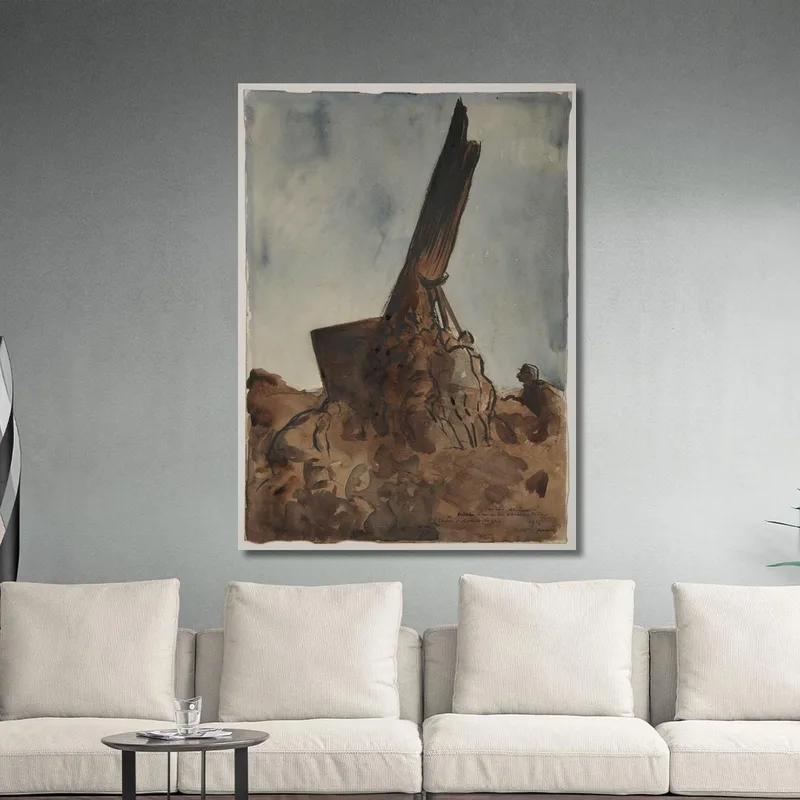 Instalación De Un Observatorio Por Camufladores Jean-Louis Forain