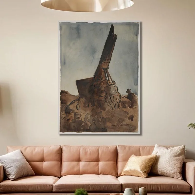 Instalación De Un Observatorio Por Camufladores Jean-Louis Forain
