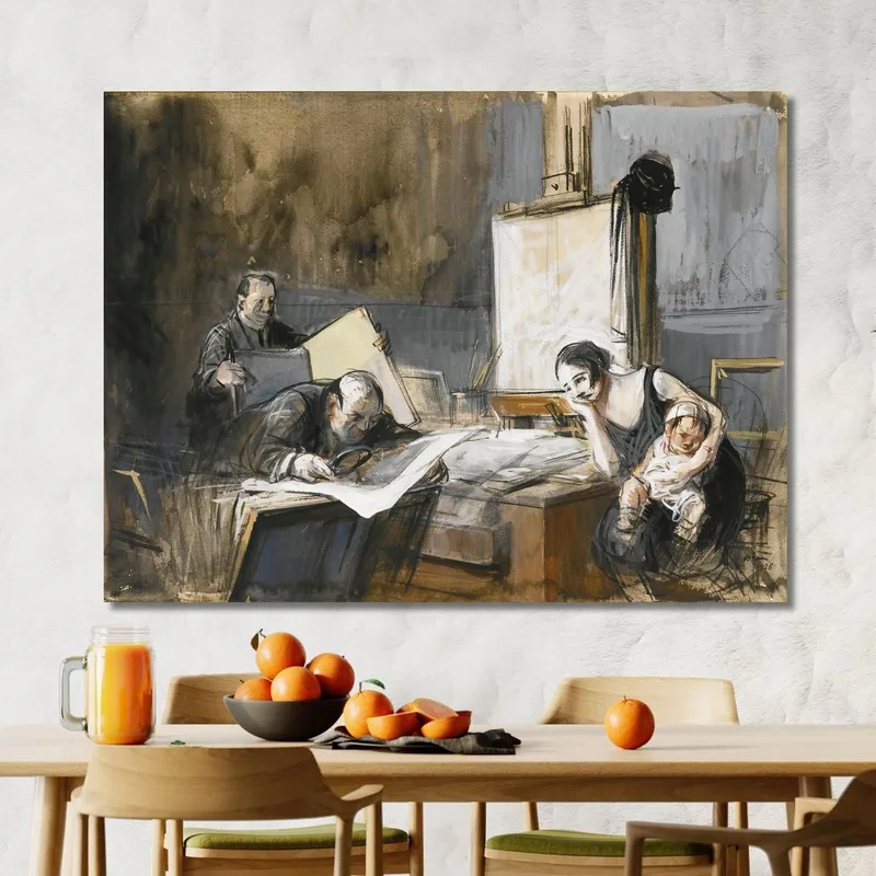 El Marchante De Estampas Jean-Louis Forain