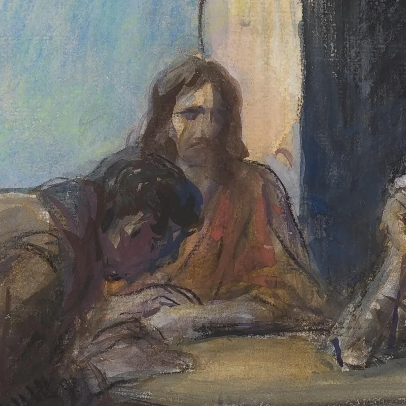 Le Souper À Emmaüs Jean-Louis Forain