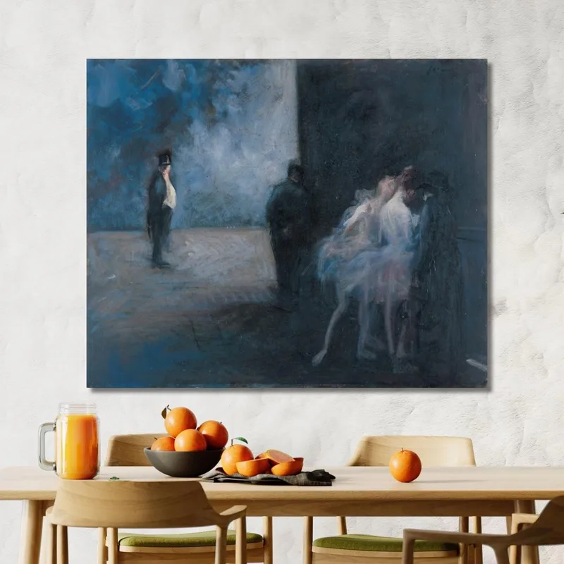Backstage Symphony In Blue Jean-Louis Forain