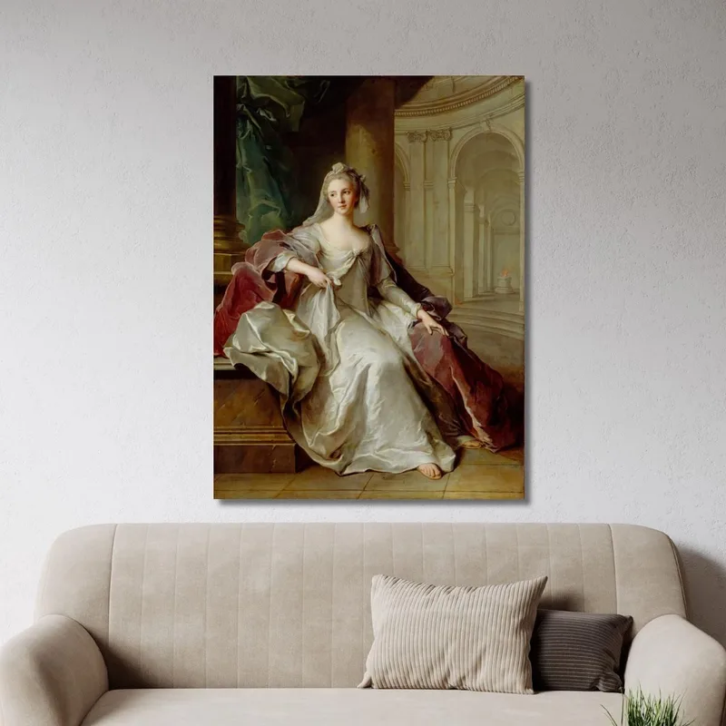 Madame Henriette De France As A Vestal Virgin Jean-Marc Nattier