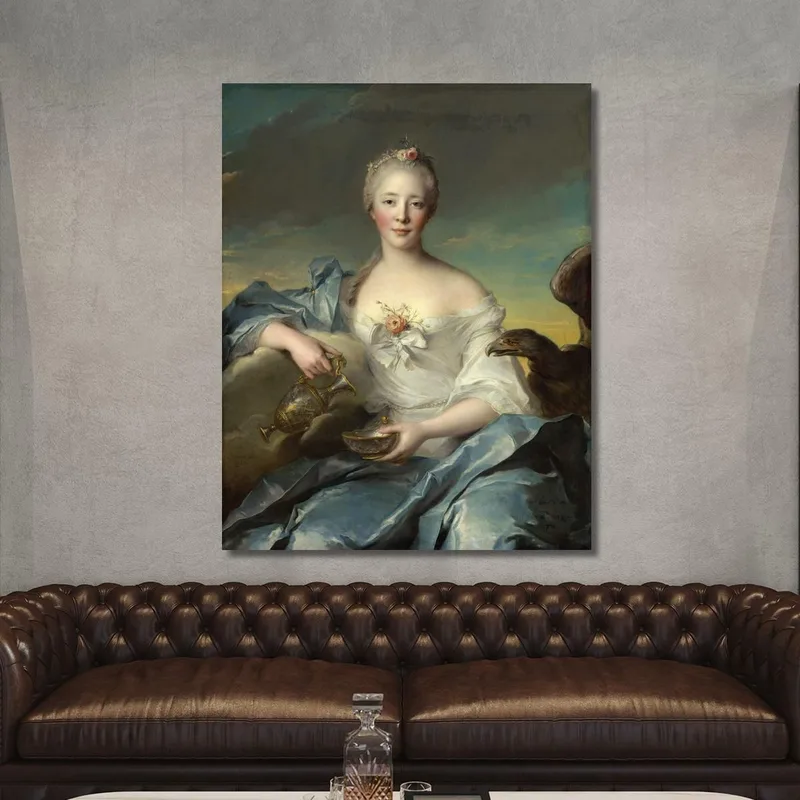 Madame Le Fèvre De Caumartin Als Hebe Jean-Marc Nattier