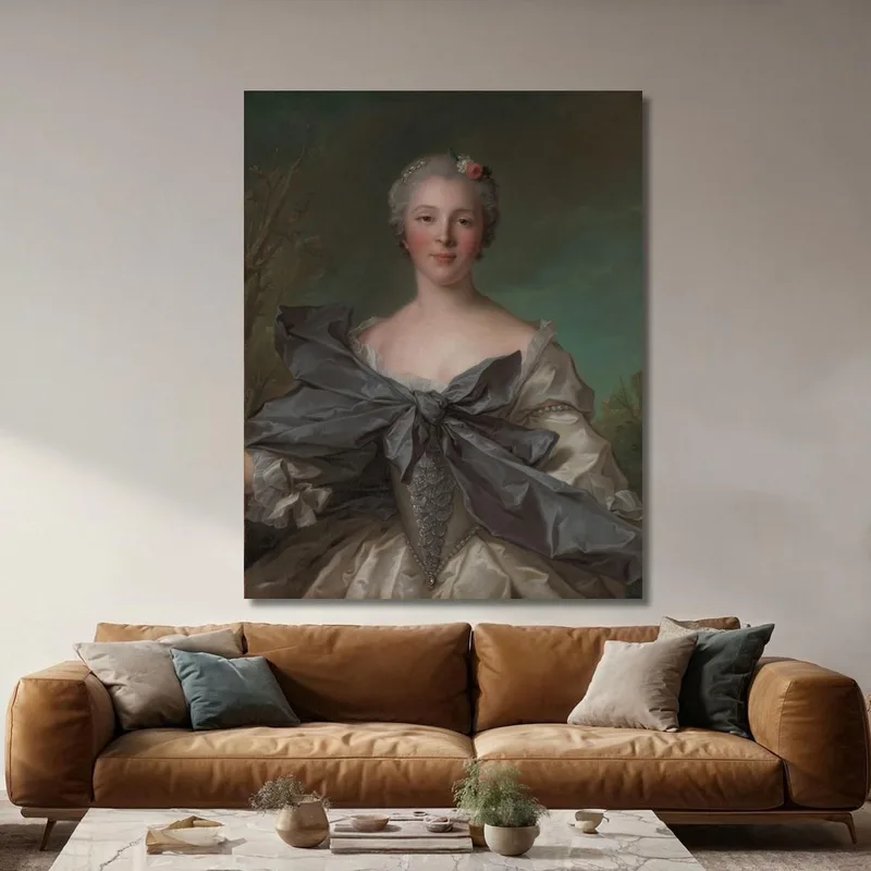 Marie Françoise De La Cropte De St. Abre Marquise D'Argence Jean-Marc Nattier