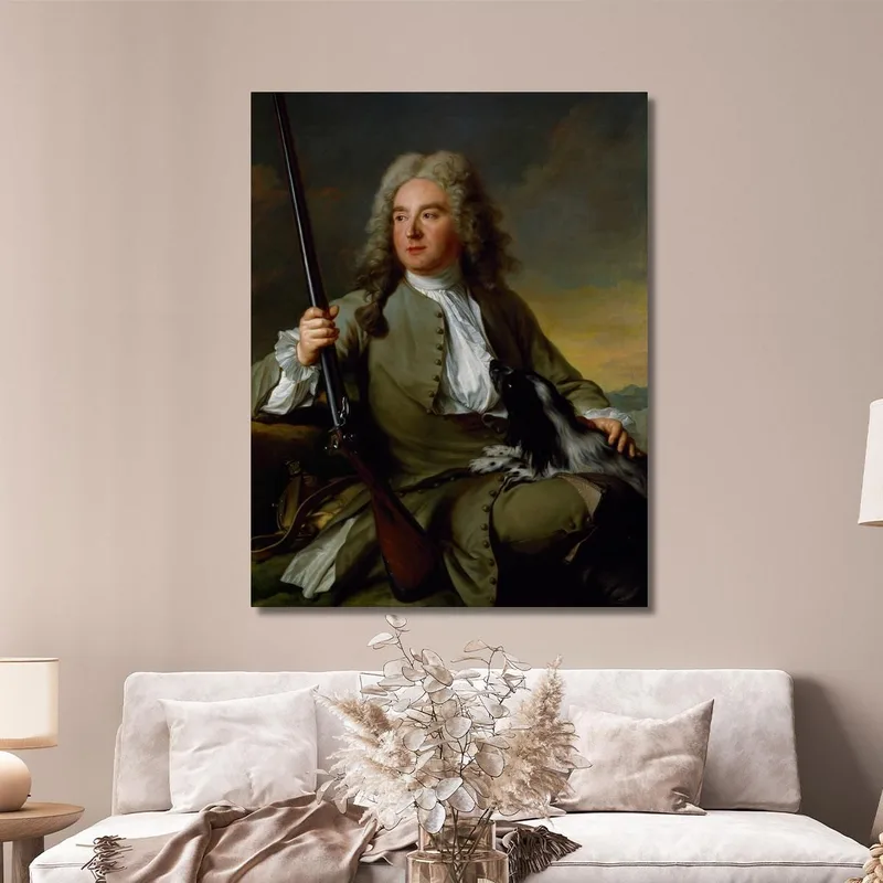 Bildnis Eines Herrn Als Jäger Jean-Marc Nattier
