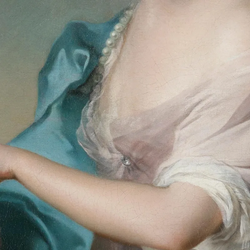 Ritratto Di Madame Crozat De Thiers E Sua Figlia Jean-Marc Nattier
