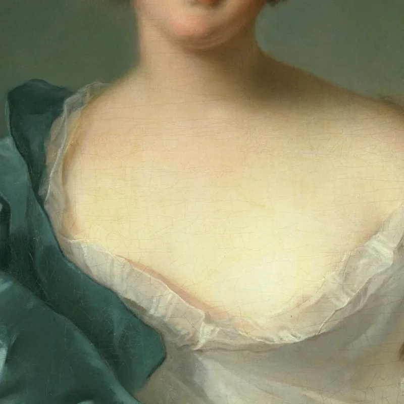 Retrato De Madame Marie-Henriette Berthelot De Pléneuf Jean-Marc Nattier