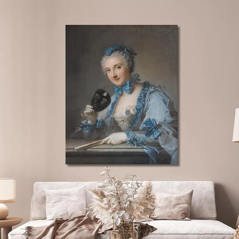 Portrait Of Madame Royer Jean-Marc Nattier