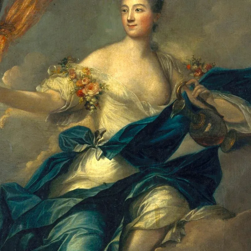 Presunto Retrato De Madame De Mailly Jean-Marc Nattier