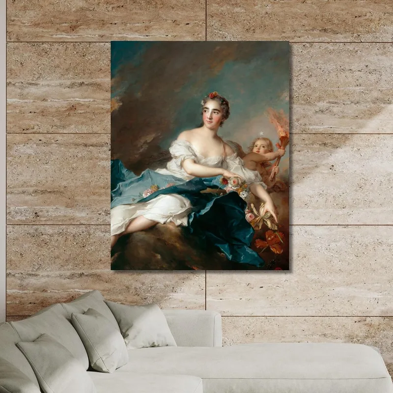 The Countess De Brac As Aurora Jean-Marc Nattier