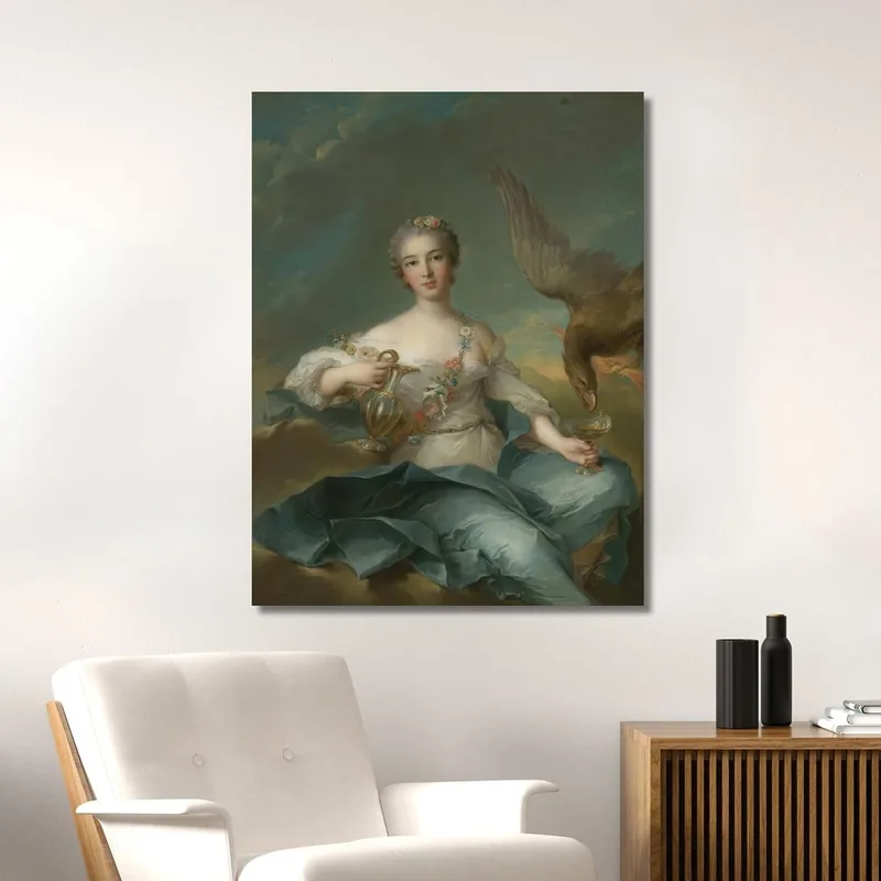 The Duchesse De Chartres As Hebe Jean-Marc Nattier