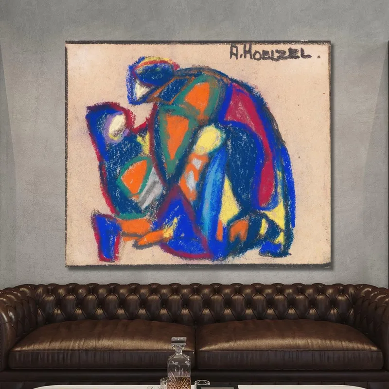 Composición Figurativa El Hijo Pródigo Adolf Hölzel