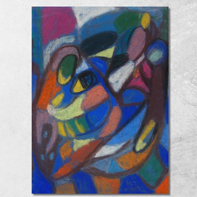 Composition 6 Adolf Hölzel canvas print