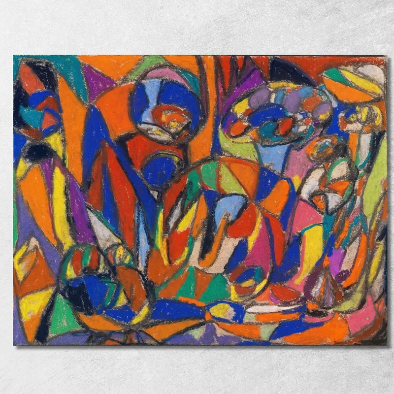 Untitled 5 Adolf Hölzel canvas print