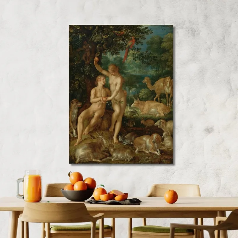 Adam Und Eva Joachim Wtewael