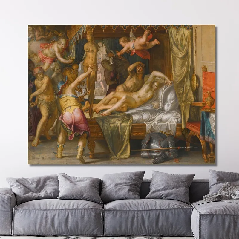 Mars Und Venus Von Vulkan Überrascht 3 Joachim Wtewael