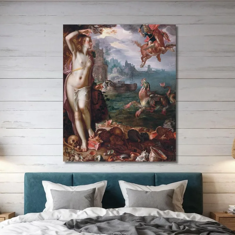 Perseus Releases Andromeda Joachim Wtewael