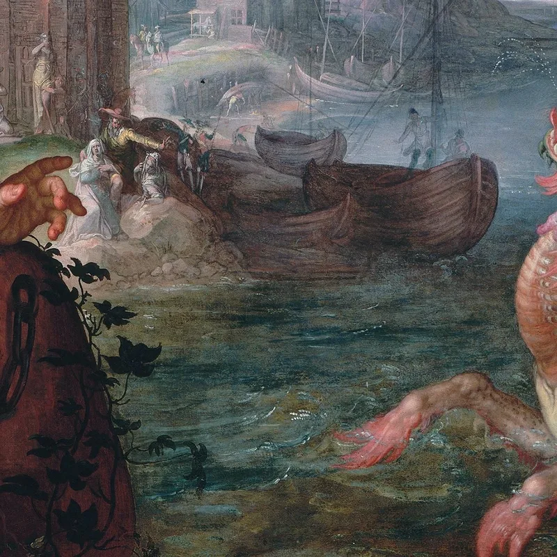 Perseus Releases Andromeda Joachim Wtewael