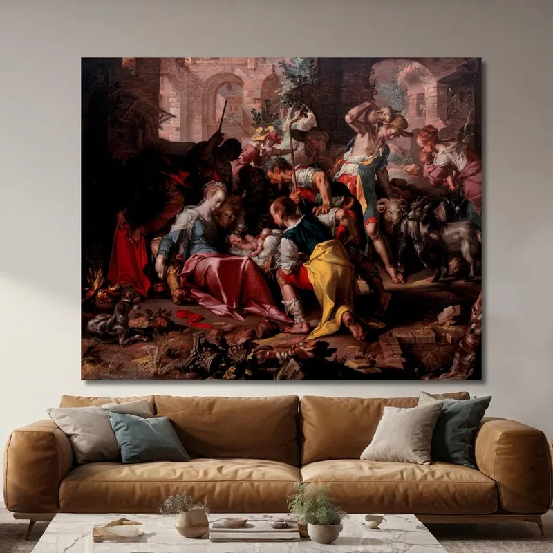 Die Anbetung Der Hirten Joachim Wtewael