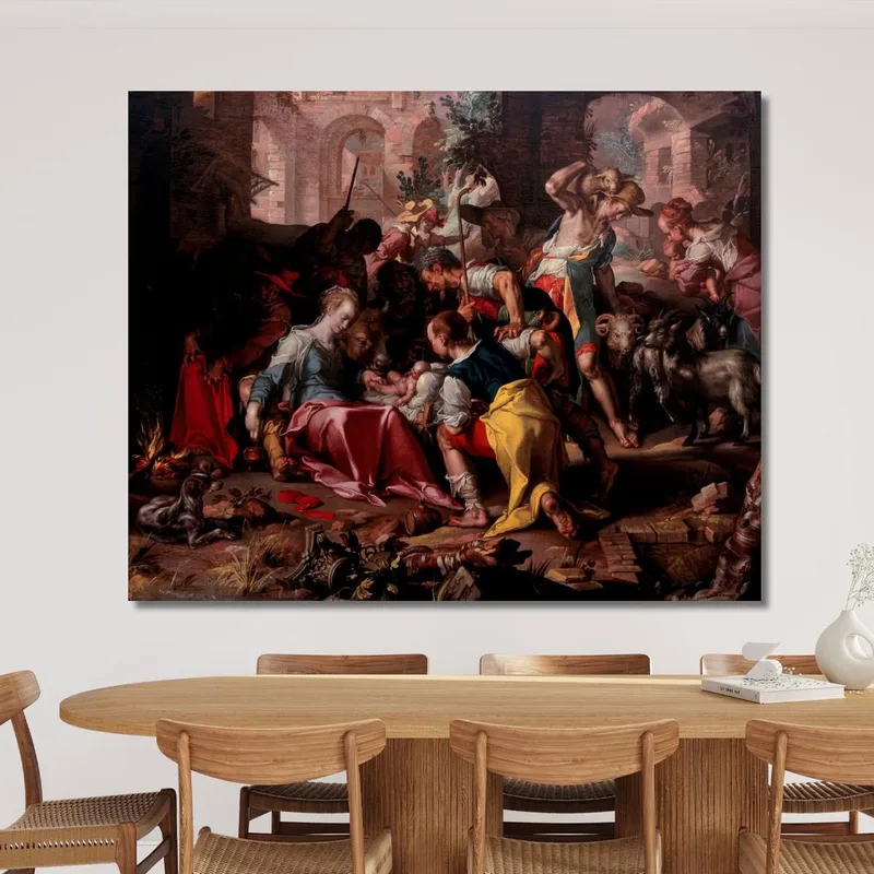 Die Anbetung Der Hirten Joachim Wtewael