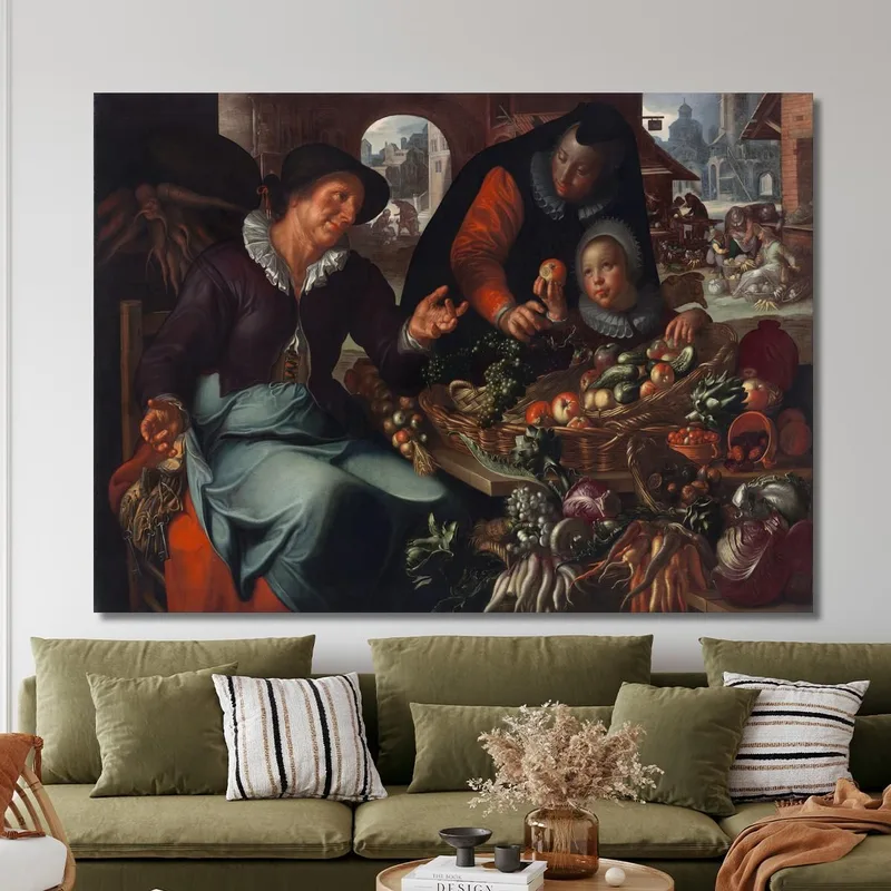 The Fruit And Vegetable Seller Joachim Wtewael