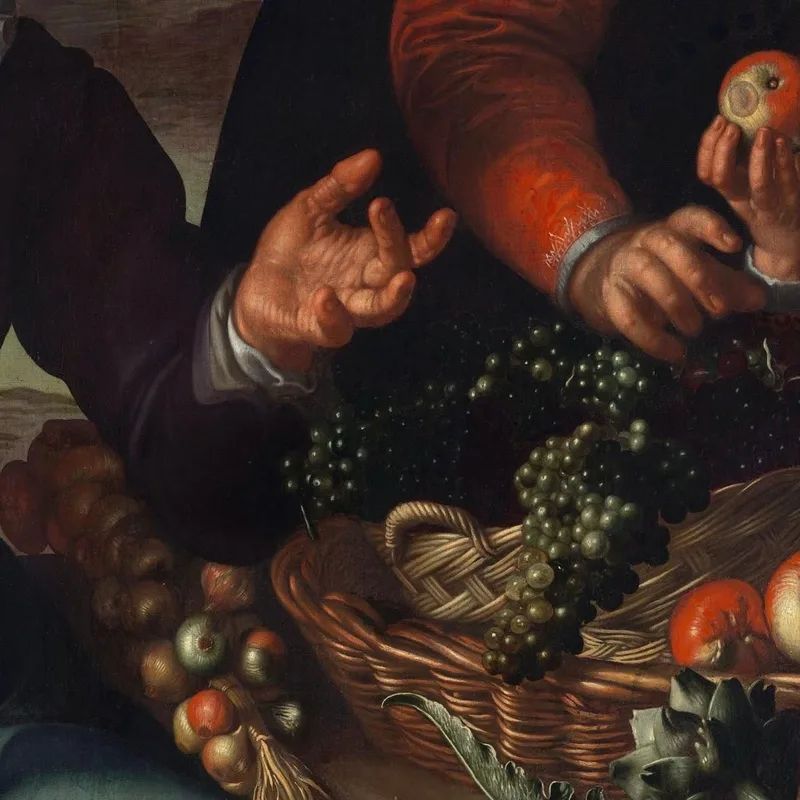 The Fruit And Vegetable Seller Joachim Wtewael
