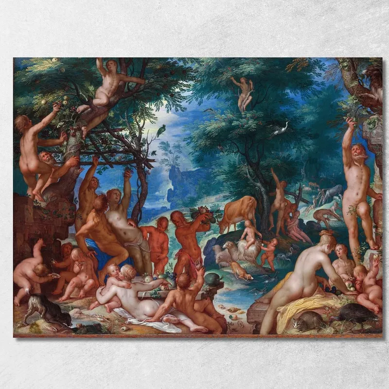 La Edad De Oro Joachim Wtewael cuadro en lienzo