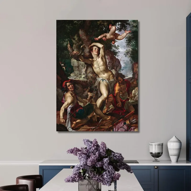 The Martyrdom Of Saint Sebastian Joachim Wtewael