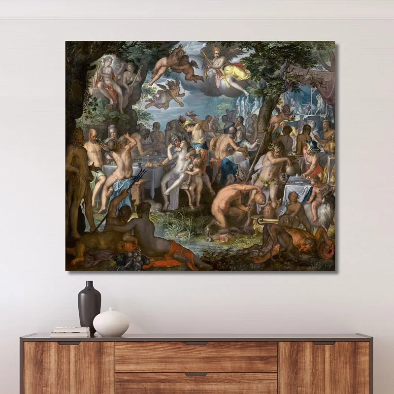 Die Hochzeit Von Peleus Und Thetis Joachim Wtewael