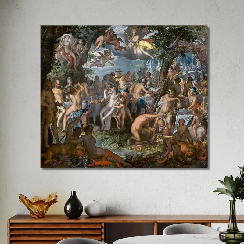 Die Hochzeit Von Peleus Und Thetis Joachim Wtewael