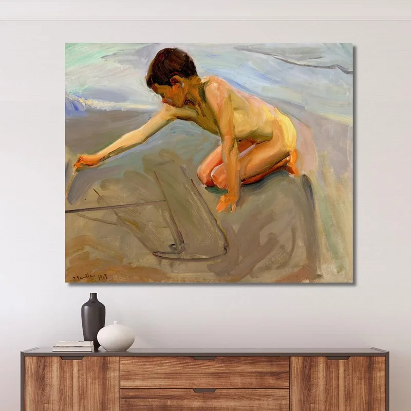 Zeichnen Im Sand Joaquín Sorolla
