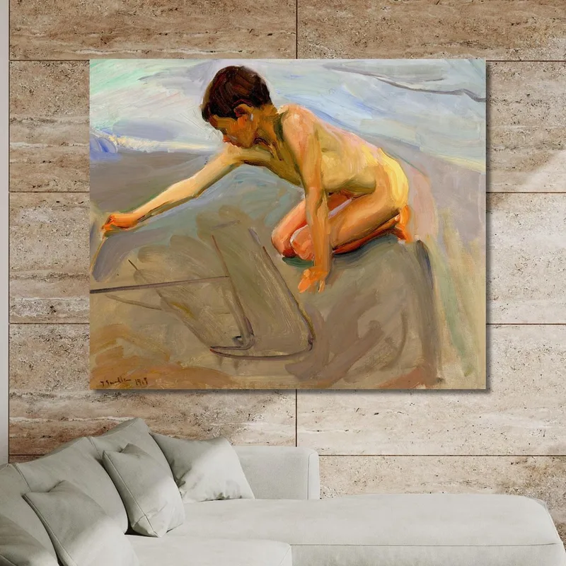 Zeichnen Im Sand Joaquín Sorolla