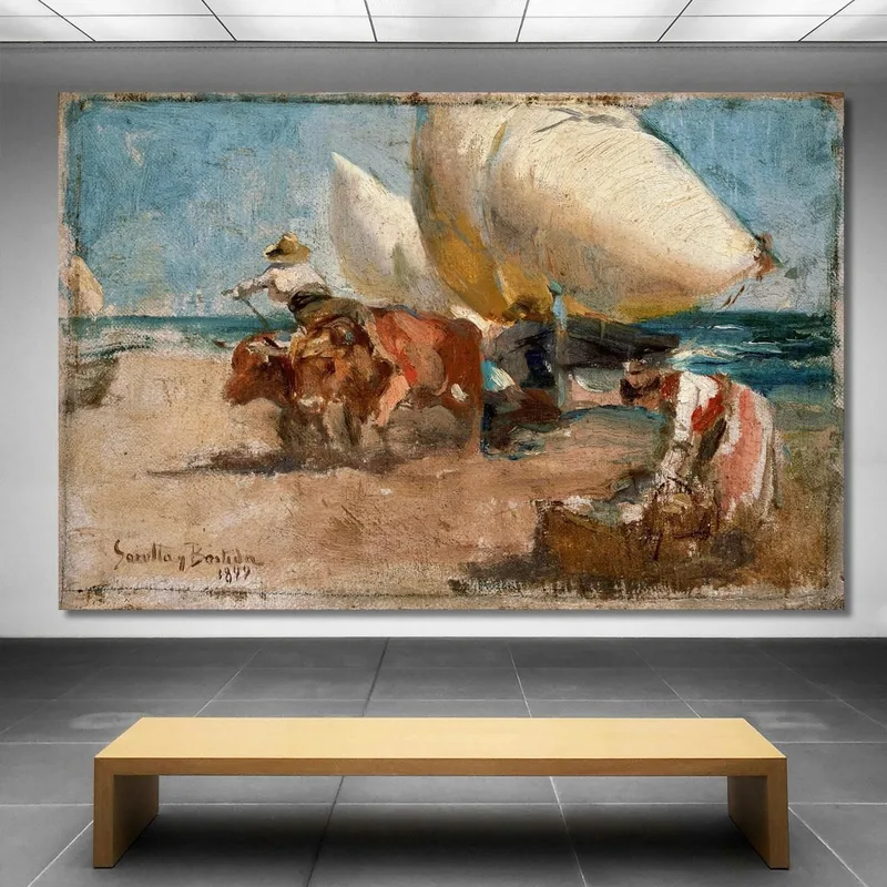 Beach Scene Joaquín Sorolla
