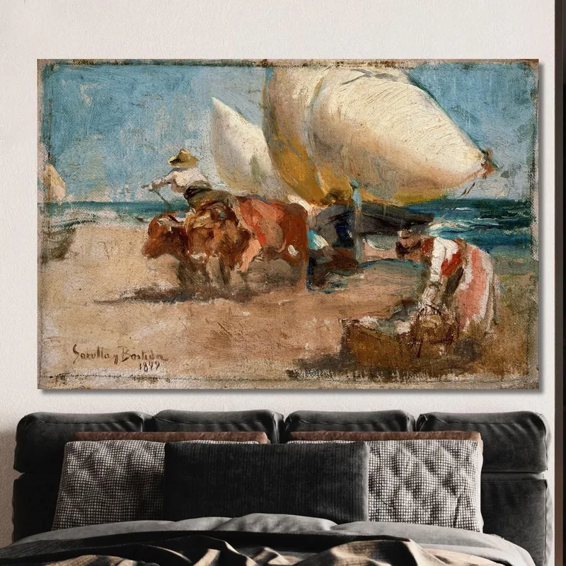Beach Scene Joaquín Sorolla