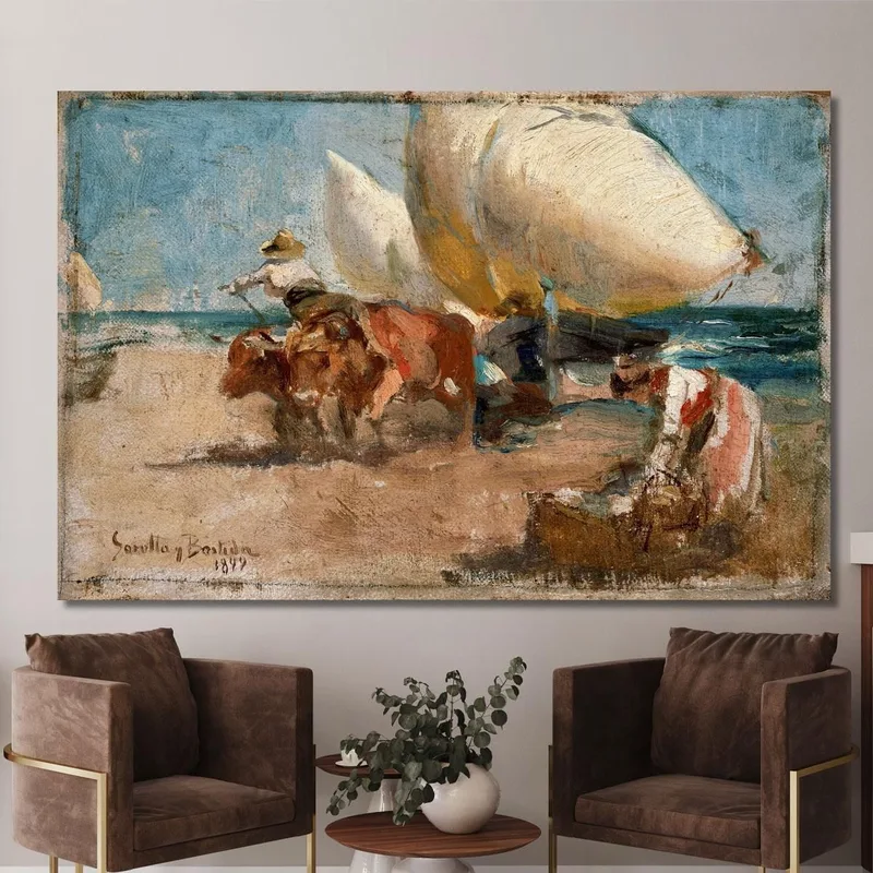 Beach Scene Joaquín Sorolla