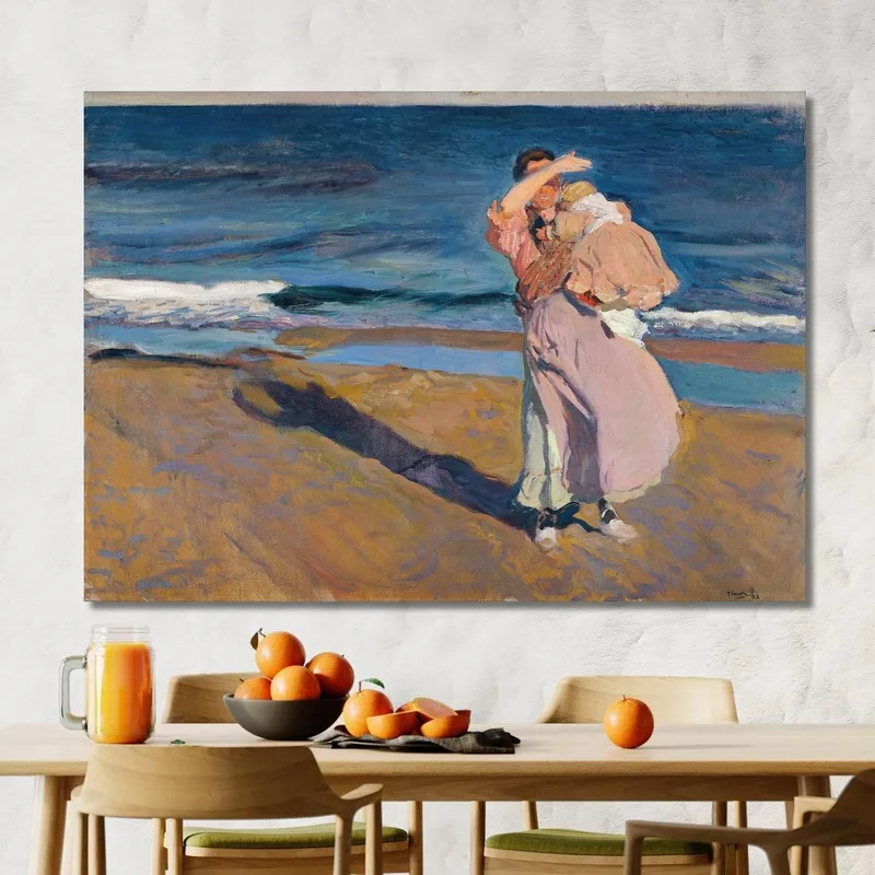 Pescadora Con Su Hijo Joaquín Sorolla