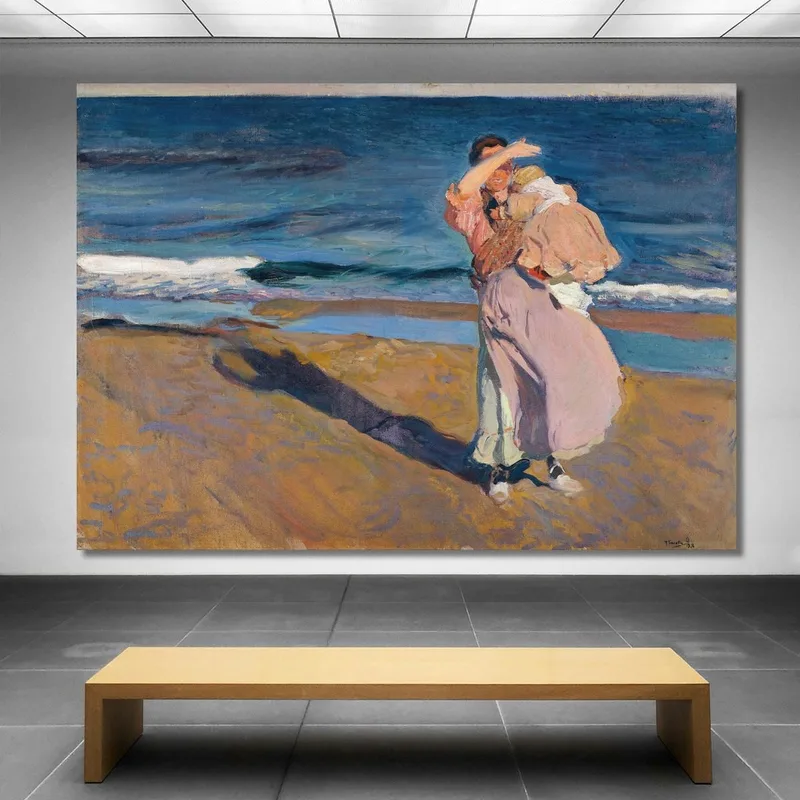 Pescadora Con Su Hijo Joaquín Sorolla