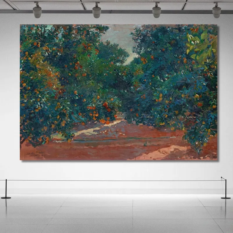 Aranci Di Naranjos De Alcira Ad Alcira Joaquín Sorolla