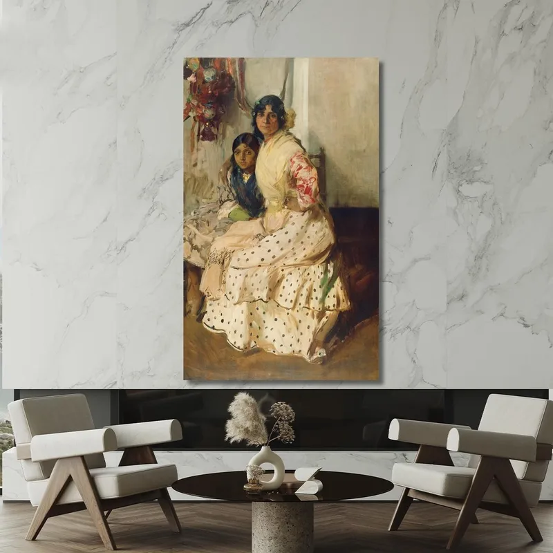 Pepilla Die Zigeunerin Und Ihre Tochter Joaquín Sorolla