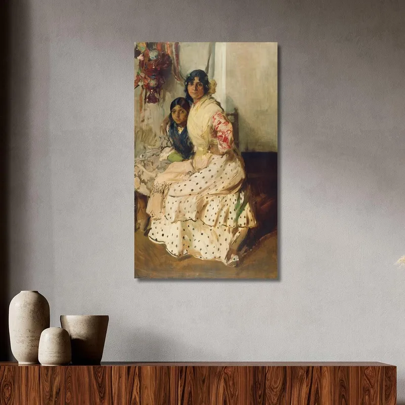 Pepilla Die Zigeunerin Und Ihre Tochter Joaquín Sorolla