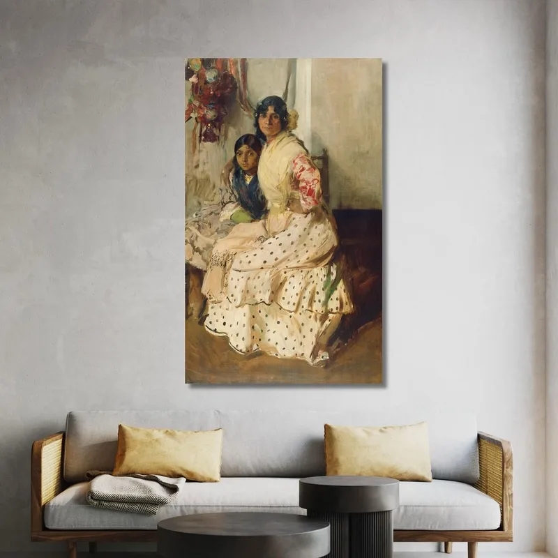 Pepilla Die Zigeunerin Und Ihre Tochter Joaquín Sorolla