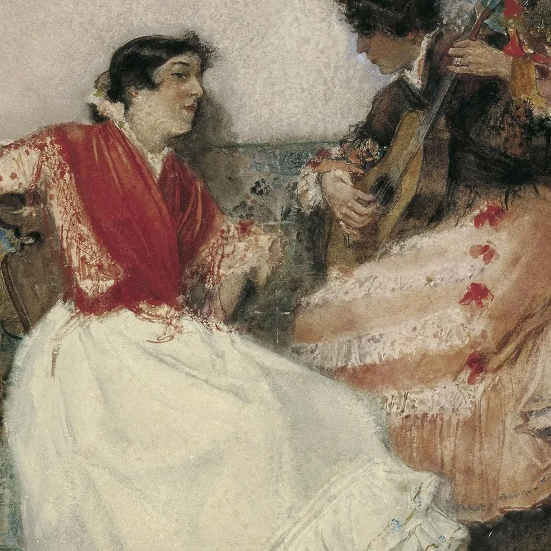 Tocando La Guitarra Joaquín Sorolla