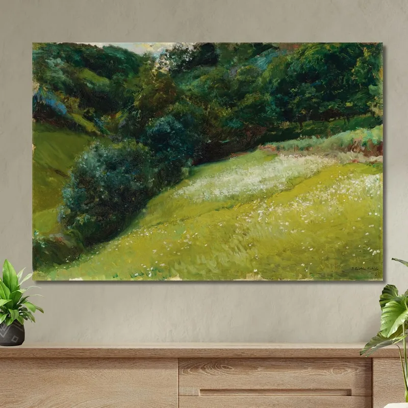 Prado De Asturias Campo San Esteban De Pravia Nelle Asturie San Esteban De Pravia Joaquín Sorolla