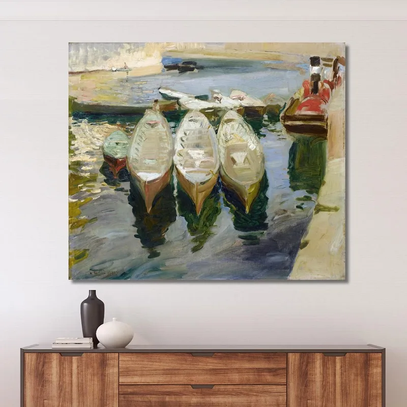 Hafen Von Guetaria Baskenland Der Baskische Hafen Von Guetaria Joaquín Sorolla