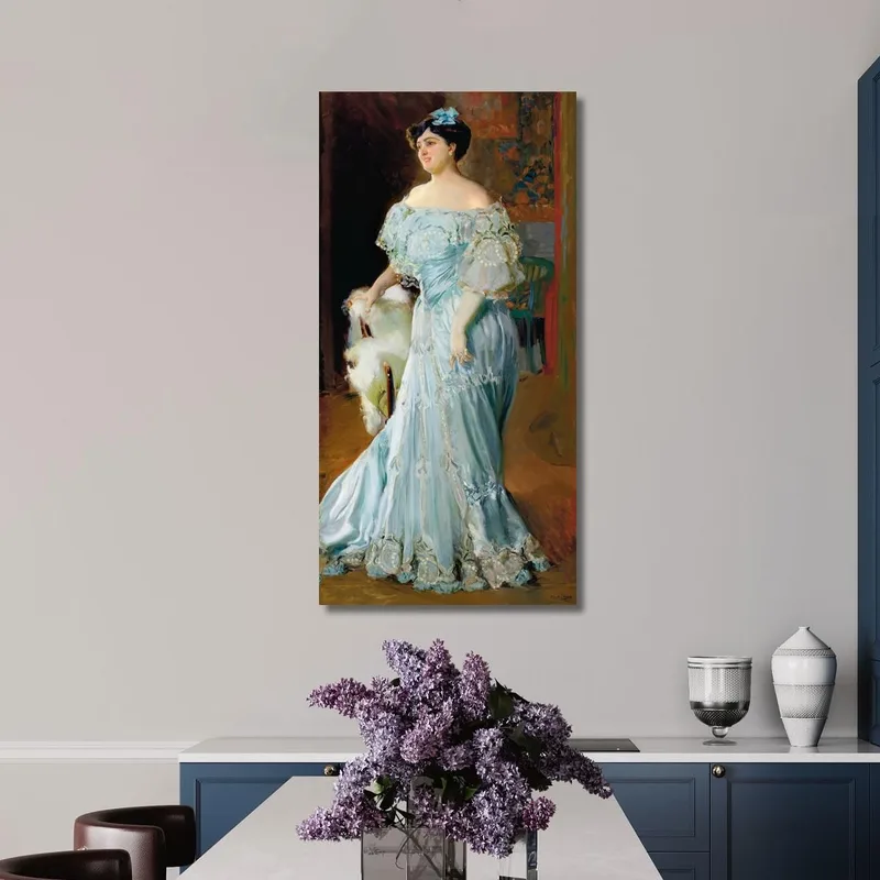 Retrato De La Tiple Isabel Brú De Cuerop Entero Joaquín Sorolla