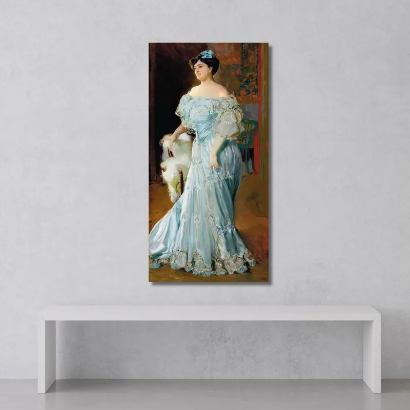 Retrato De La Tiple Isabel Brú De Cuerop Entero Joaquín Sorolla