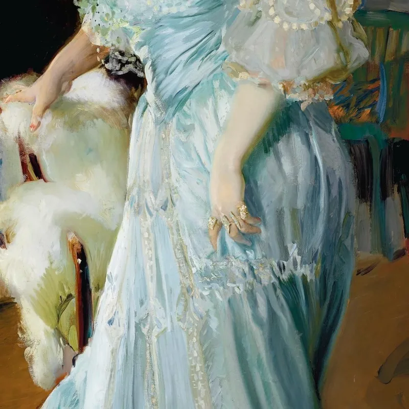 Retrato De La Tiple Isabel Brú De Cuerop Entero Joaquín Sorolla